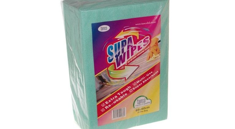 Heavy duty supa wipes cleaning cloths