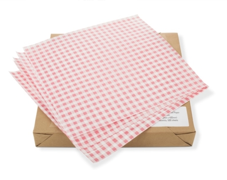 Gingham Printed Greaseproof Paper